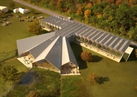Green Solution House - vogelvlucht (3XN)