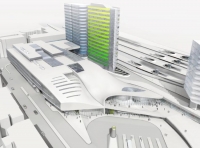 Arnhem Centraal (impressie: ProRail/UN Studio)