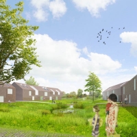 De niet overstroomde wijk (beeld Atelier PRO)