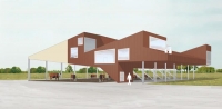 Ontwerp voor innovatieve veestallen (beeld: Makkink & Bey)