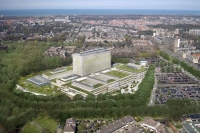 vogelvlucht van het gehele complex
