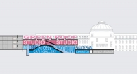 Schema met een doorsnede over het gebouw (beeld: OMA)