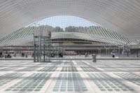 Foto Luik Guillemins van architect Calatrava Valls (foto: Bart van Hoek)