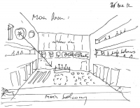 schets hoofdzaal (beeld: Bernard Tschumi Architects)