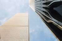 De WTC torens op 29 augustus 2001