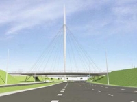 Bouw fietsrotonde in Eindhoven